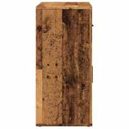 Berkfield Home Sideboard Old Wood 80x33x70 cm Engineered Wood in Brown - Size: 80 x 33 x 70 cm - thumbnail 6