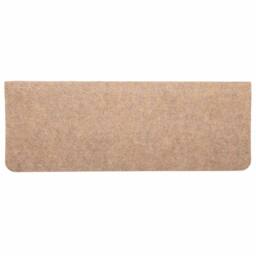 Berkfield Home Stair Mats Self-adhesive 15 pcs 65x24.5x3.5 cm Beige - Size: Medium - thumbnail 6