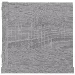 Berkfield Home CD Wall Shelf Grey Sonoma 100x18x18 cm Engineered Wood - Size: 100 x 18 x 18 cm - thumbnail 5