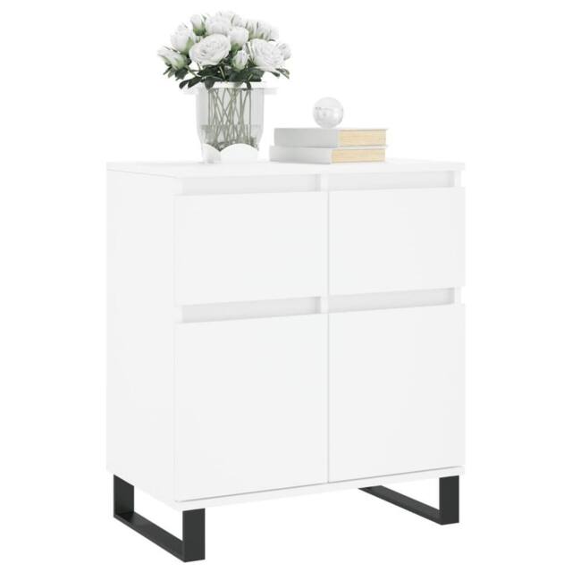Berkfield Home Sideboard White 60x35x70 cm Engineered Wood - Size: 60 x 35 x 70 cm - image 1