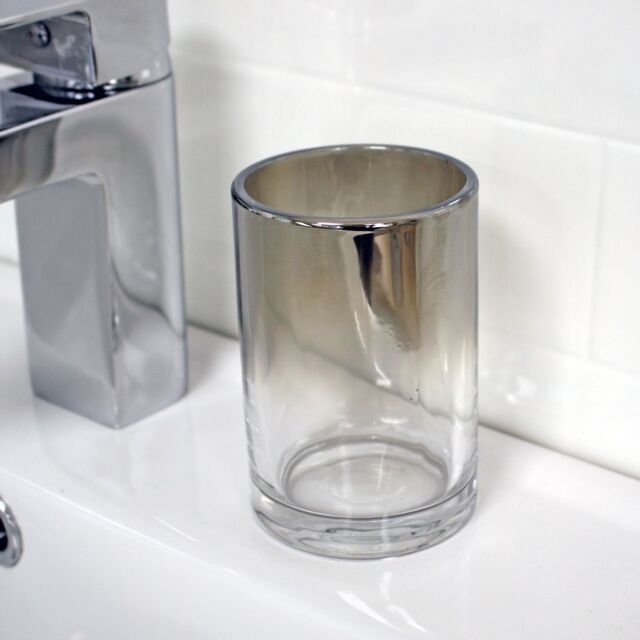 Showerdrape Ombre Smoked Glass Collection Tumbler in Clear - image 1