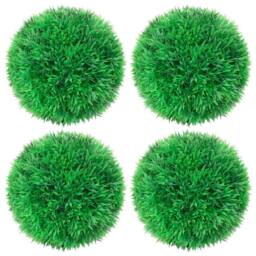 Berkfield Home Artificial Boxwood Balls 4 pcs 12 cm in Green - thumbnail 2