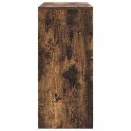 Berkfield Home Sideboard with Drawers & Doors Smoked Oak 70.5x34x74.5 cm in Brown - thumbnail 7