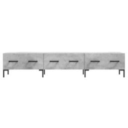 Berkfield Home TV Cabinet Concrete Grey 150x36x30 cm Engineered Wood - Size: 150 x 36 x 30 cm - thumbnail 5