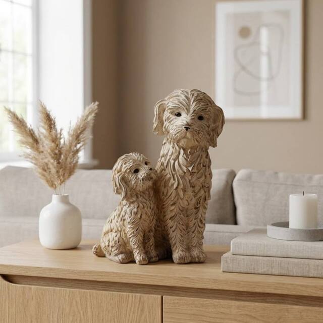 Garden Greatness Happy Paws Dog Duo Ornament - Size: 1 Pack - image 1