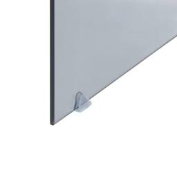 Wyld and Coco Nest of 2 Black Tempered Glass Side Tables - Rectangular Minimalist - thumbnail 8