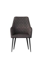 More4Homes Set Of 8 Ella Technology Fabric Dining Chair in Brown - thumbnail 3