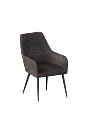 More4Homes Set Of 8 Ella Technology Fabric Dining Chair in Brown - thumbnail 2