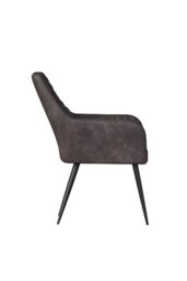 More4Homes Set Of 8 Ella Technology Fabric Dining Chair in Brown - thumbnail 4
