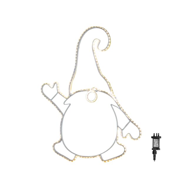 Samuel Alexander Hanging Christmas Gonk Silhouette with 205 White LEDs - image 1