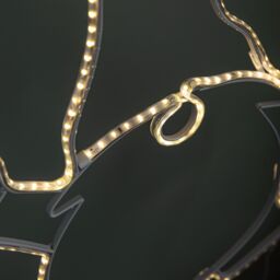 Samuel Alexander Hanging Christmas Gonk Silhouette with 205 White LEDs - thumbnail 6