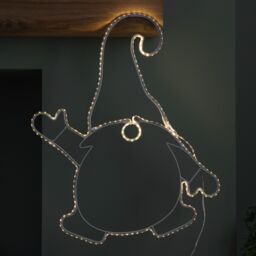 Samuel Alexander Hanging Christmas Gonk Silhouette with 205 White LEDs - thumbnail 2