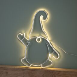 Samuel Alexander Hanging Christmas Gonk Silhouette with 205 White LEDs - thumbnail 4