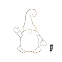 Samuel Alexander Hanging Christmas Gonk Silhouette with 205 White LEDs - thumbnail 1