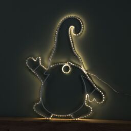 Samuel Alexander Hanging Christmas Gonk Silhouette with 205 White LEDs - thumbnail 7