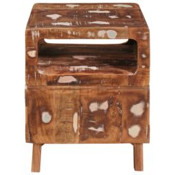 Berkfield Home End Tables Multicolour 40 x 40 x 49 cm Solid reclaimed wood - thumbnail 5