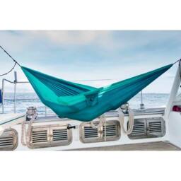 Ticket To The Moon King Size Hammock - Garden Hammock in Emerald - thumbnail 9