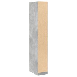 Berkfield Home Wardrobe Concrete Grey 30x50x200 cm Engineered Wood - Size: 30 x 50 x 200 cm - thumbnail 6