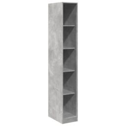 Berkfield Home Wardrobe Concrete Grey 30x50x200 cm Engineered Wood - Size: 30 x 50 x 200 cm - thumbnail 2