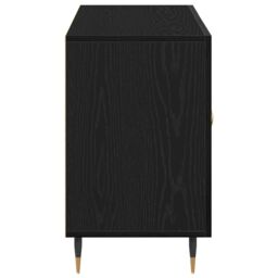 Berkfield Home Sideboard Black Oak 100x36x60 cm Engineered Wood - Size: 100 x 36 x 60 cm - thumbnail 8
