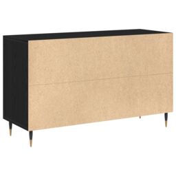 Berkfield Home Sideboard Black Oak 100x36x60 cm Engineered Wood - Size: 100 x 36 x 60 cm - thumbnail 6