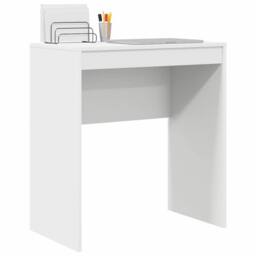 Berkfield Home White Writing Desk White Engineered wood 70 x 40 x 76 cm Simple