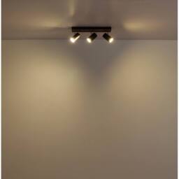 Netlighting Kayden Ceiling Spotlight Bar Matt Black 3x GU10 - thumbnail 5