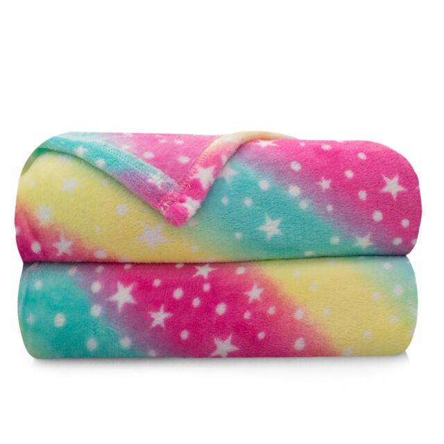 Velosso Supersnug Plush Touch Throw Blanket - Printed Fleece Sofa Blanket - Size: 125 cm x 150 cm