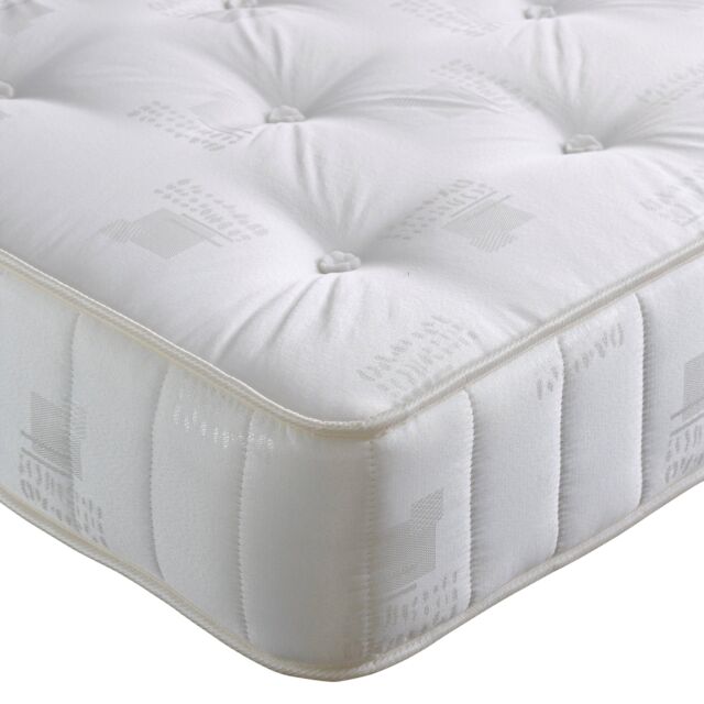 Bedmaster Promo Coil Spring Mattress in White - Size: Double - image 1