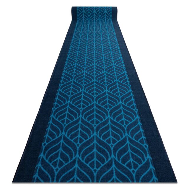 RugsX Anti-Slip Feathers Runner in Blue - Size: 57 cm x 280 cm - image 1