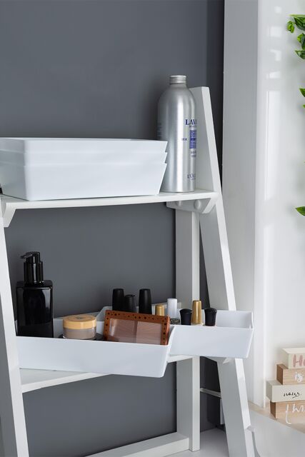 Wham Plastic Studio Basket 2.01 Rectangular in White - image 1