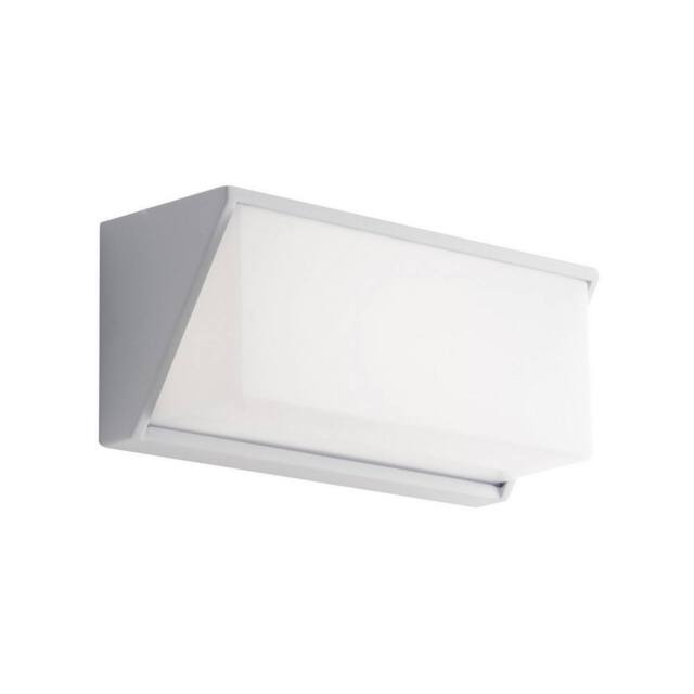 Netlighting Luxon Outdoor LED Aluminum Flush Wall Light White IP54 4000K