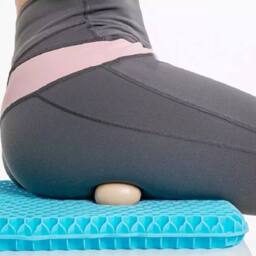 FLAVORA Large Gel Seat Cushion For Lower Back Pain Pressure Relief in Blue - Size: 100 cm x 190 cm - thumbnail 5
