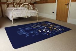 Benjamin Tate Design Autumn Print Designer Rug in Natural - Size: Large - thumbnail 3