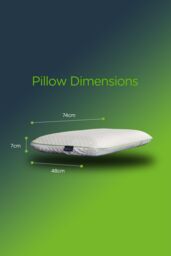 Snuggledown Single Bliss Bamboo Touch Memory Foam Back Sleeper Pillow in White - thumbnail 5