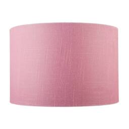 Happy Homewares Modern Designer Candy Pink Textured Linen Fabric Circular Lamp Shade - Size: 12 inches - thumbnail 5