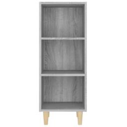 Berkfield Home Sideboard Grey Sonoma 34.5x32.5x90 cm Engineered Wood - thumbnail 5