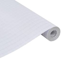 Berkfield Home Soft Window Films Frosted Stripes Design PVC in White - thumbnail 8