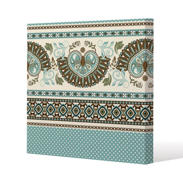Benjamin Tate Design Egyptian, Greek, Roman style (Canvas Print) / 77 x 77 x 4cm in Natural - Size: 77 x 77 x 4 cm - image 1