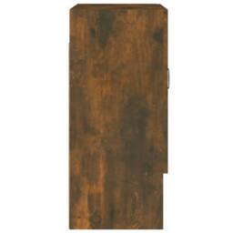Berkfield Home Wall Cabinet Smoked Oak 60x31x70 cm Engineered Wood in Brown - Size: 60 x 31 x 70 cm - thumbnail 6