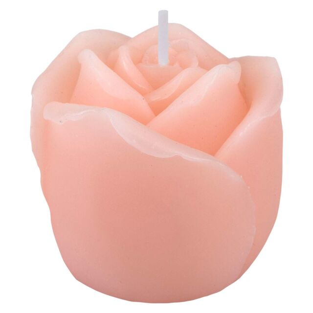 VFM e-Store Valentines Scented Rose Candle Loved Ones-Romantic Gift-Present 5 in Pink - image 1