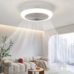 Harper Living Ceiling Fan with Lights & Remote Dimmable 3 Colours Change/6 in White - thumbnail 3
