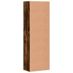 Berkfield Home Highboard Smoked Oak 60x35x180 cm Engineered Wood in Brown - Size: 60 x 35 x 180 cm - thumbnail 5