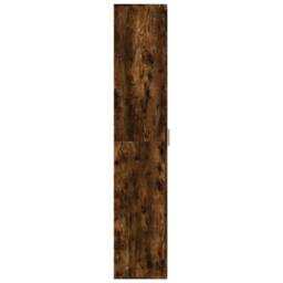 Berkfield Home Highboard Smoked Oak 60x35x180 cm Engineered Wood in Brown - Size: 60 x 35 x 180 cm - thumbnail 4