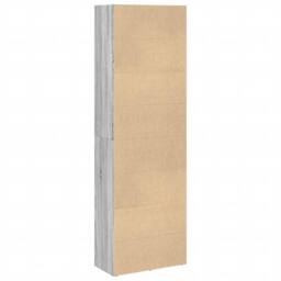 Berkfield Home Bookcase Grey Sonoma 60x30x189 cm Engineered Wood - Size: 60 x 30 x 189 cm - thumbnail 6