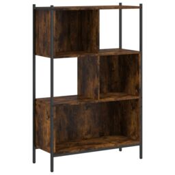 Berkfield Home Bookcase Smoked Oak 72x28x109 cm Engineered Wood in Brown - Size: 72 x 28 x 109 cm - thumbnail 2