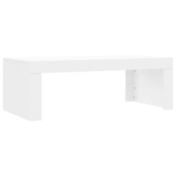 Berkfield Home Coffee Table White 102x50x36 cm Engineered Wood - Size: 102 x 50 x 36 cm - thumbnail 1
