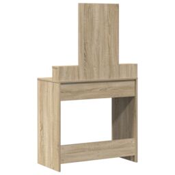 Berkfield Home Dressing Table with Drawers in Sonoma Oak - 79x41x140 cm in Beige - Size: 79 x 41 x 140 cm - thumbnail 8