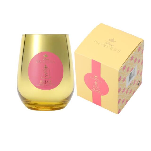 Disney Princess Belle Inspired Candle - Rose Petal & White Iris (1-Wick) in Yellow - Size: Medium - image 1