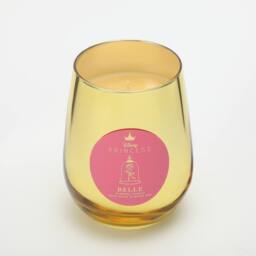 Disney Princess Belle Inspired Candle - Rose Petal & White Iris (1-Wick) in Yellow - Size: Medium - thumbnail 2